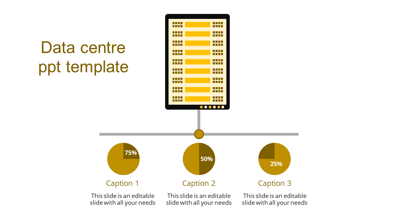 data center ppt template-data center ppt template-yellow
